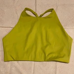 Girlfriend Collective Topanga Bra M Yellow/Green